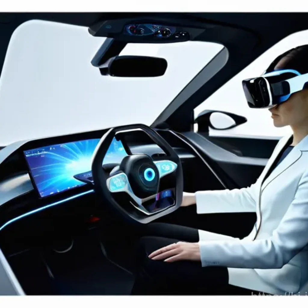 공업디자인과 가상현실 VR - **Prompt 1: Immersive Virtual Prototyping**
    "A highly detailed, realistic image of a female indu...